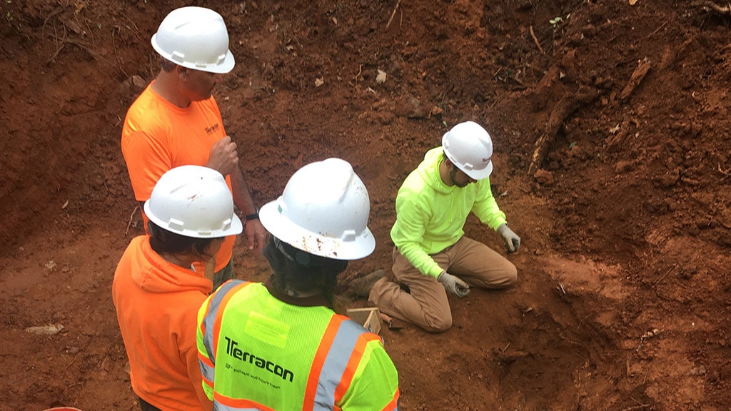 cemetery excavation