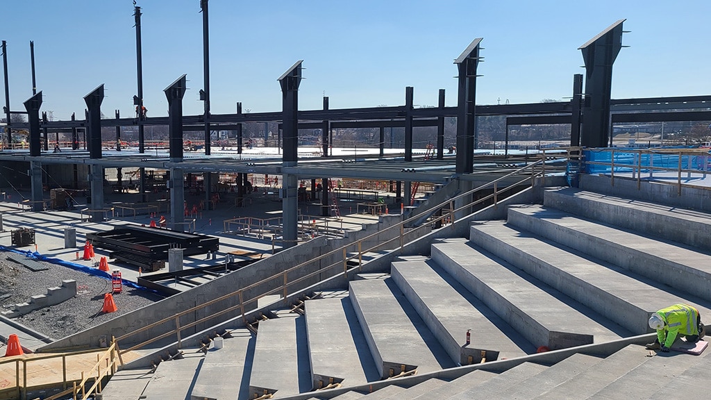 Nashville MLS stadium in construction