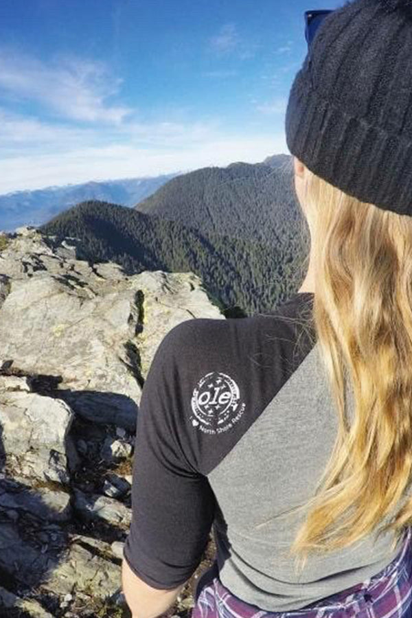 North Shore Crest Baseball Shirt (Unisex) - Ole Originals Clothing Co.